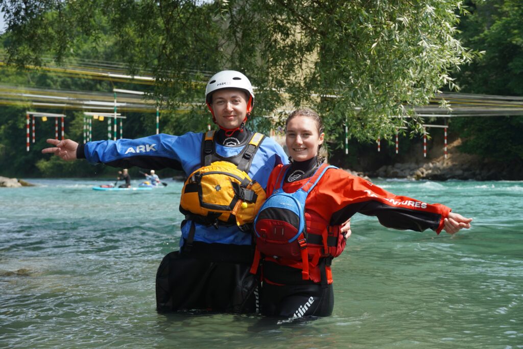 Kajak Kurs auf der Aare bei Worblaufen