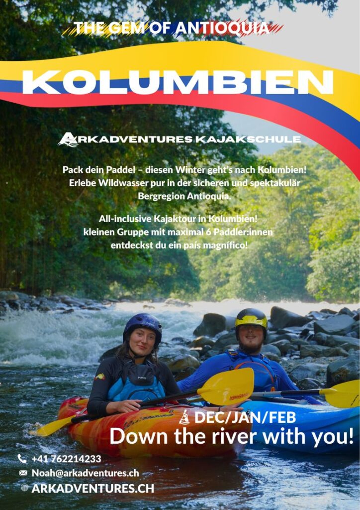 Wildwasser Kajaktour Kolumbien