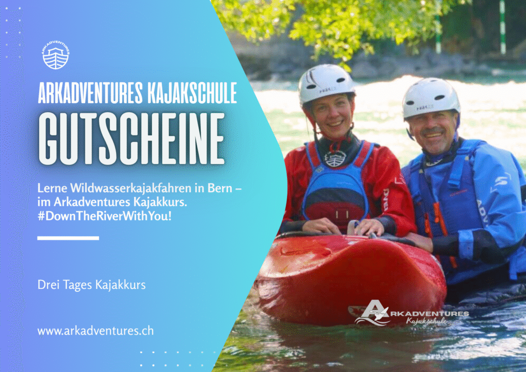 Kajak fahren Gutschein Bern