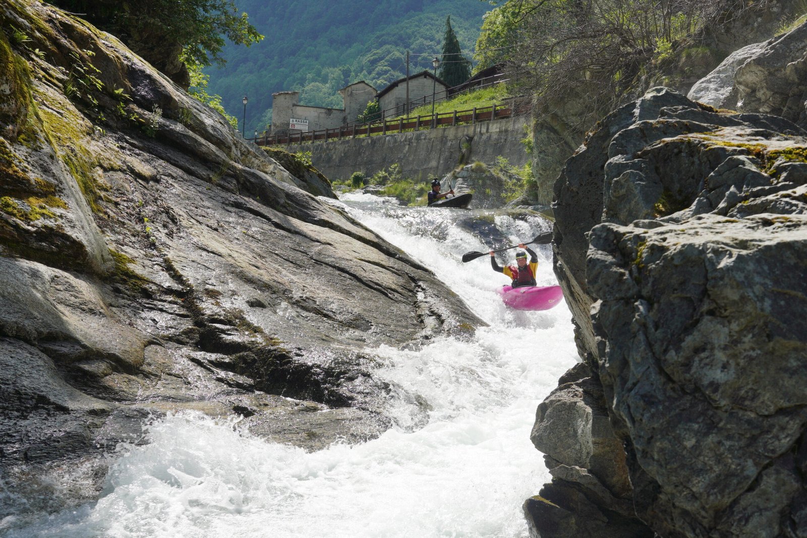 Sesia Wildwasser Kajaktour