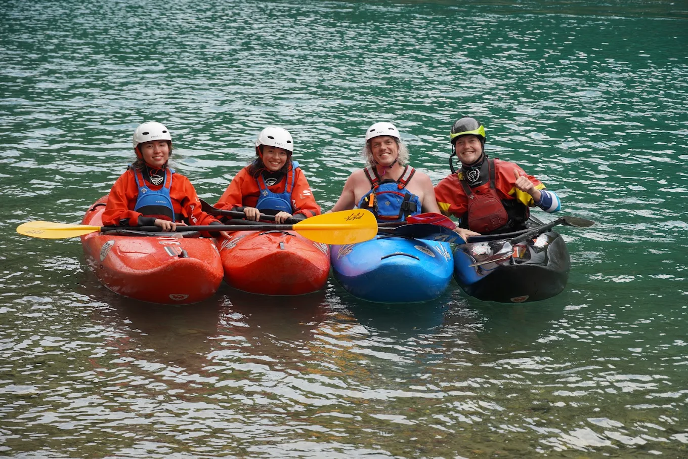 Kajakkurs auf der Aare