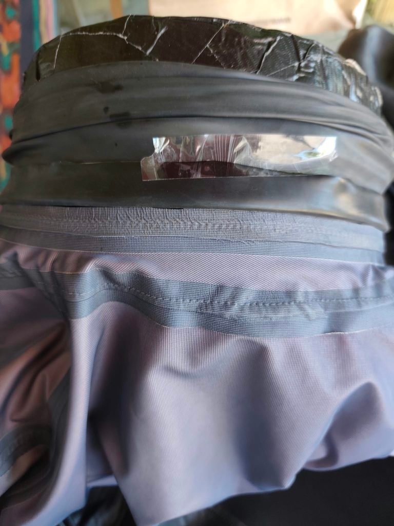 kajak Trockenjacke reparieren
